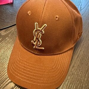 Saint Laurent YSL x New Era Cassandre Canvas Cap – brown– Adjustable